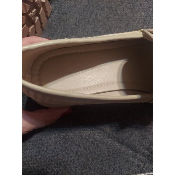 Vera Creation Women's Loafers. Size 6.5 Sunny Pro Beige NWOT Bamboo Y2K Slip On - Picture 8 of 10